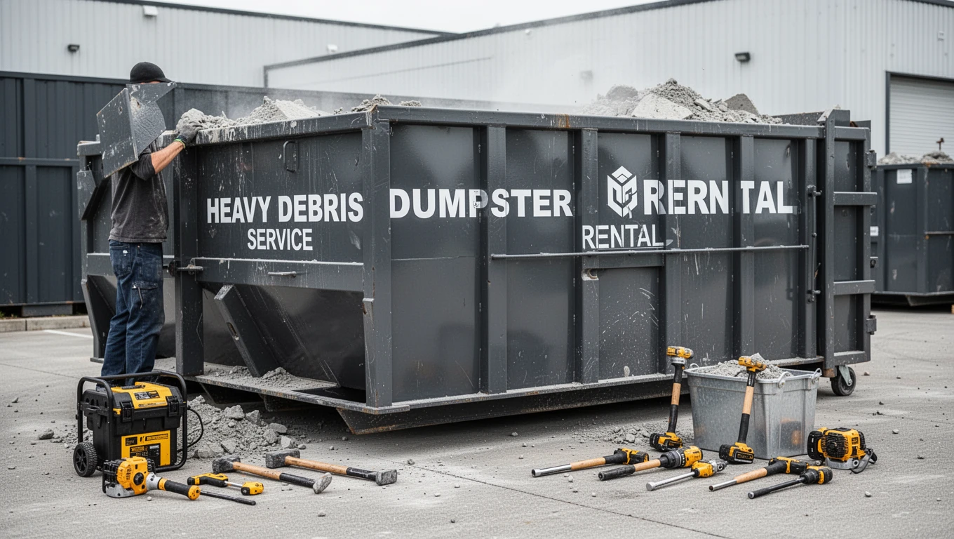 Heavy Debris Dumpster Rental
